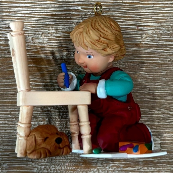 Vintage 2006 Hallmark Keepsake Dear Santa Christmas Ornament, Crayola Crayons - Picture 1 of 6